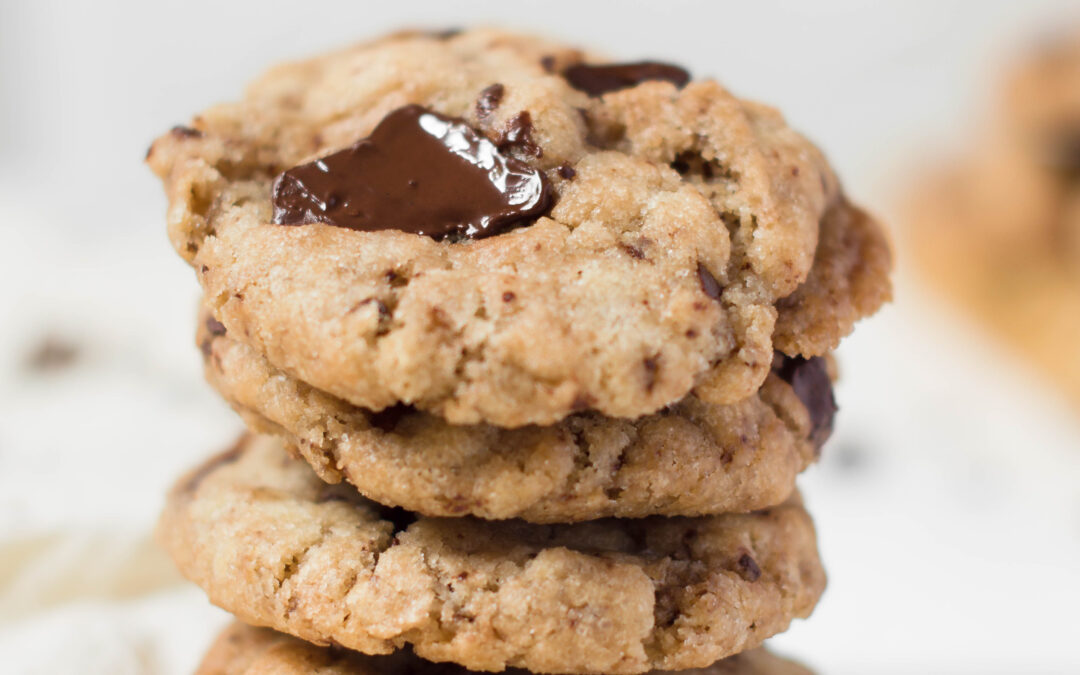 Cookies con pedacitos de chocolate | Veganas y sin lactosa