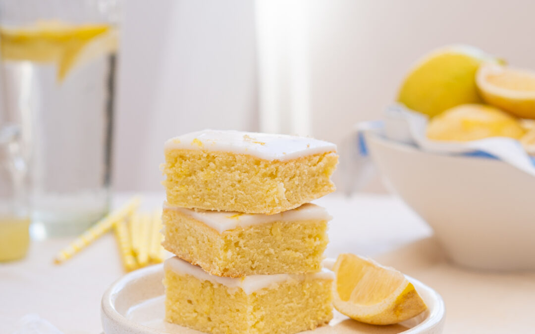 Lemonies | Brownies o Cuadrados de Limón glaseados