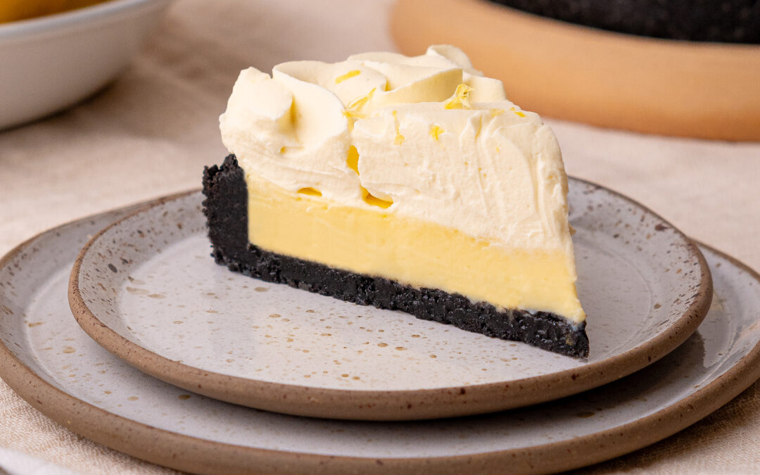 Tarta de limón y chocolate | Con solo 6 ingredientes!