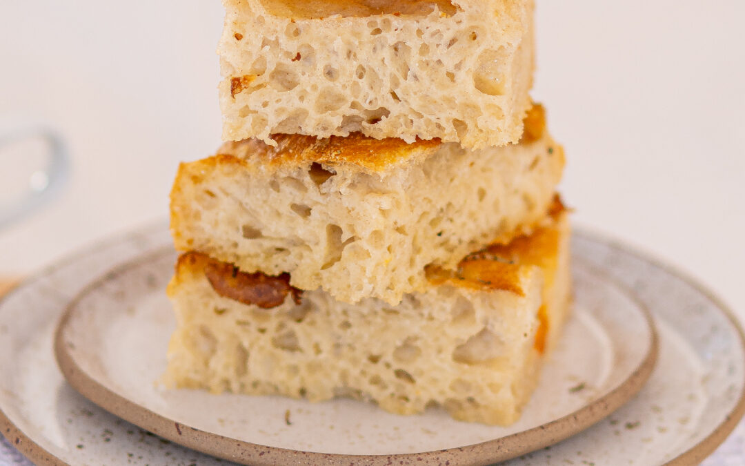 Focaccia sin amasar | Fácil