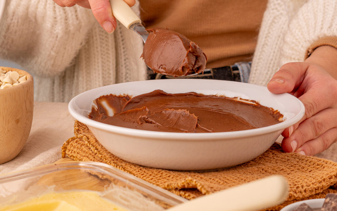 Ganache de chocolate semiamargo y blanco | Para rellenar!
