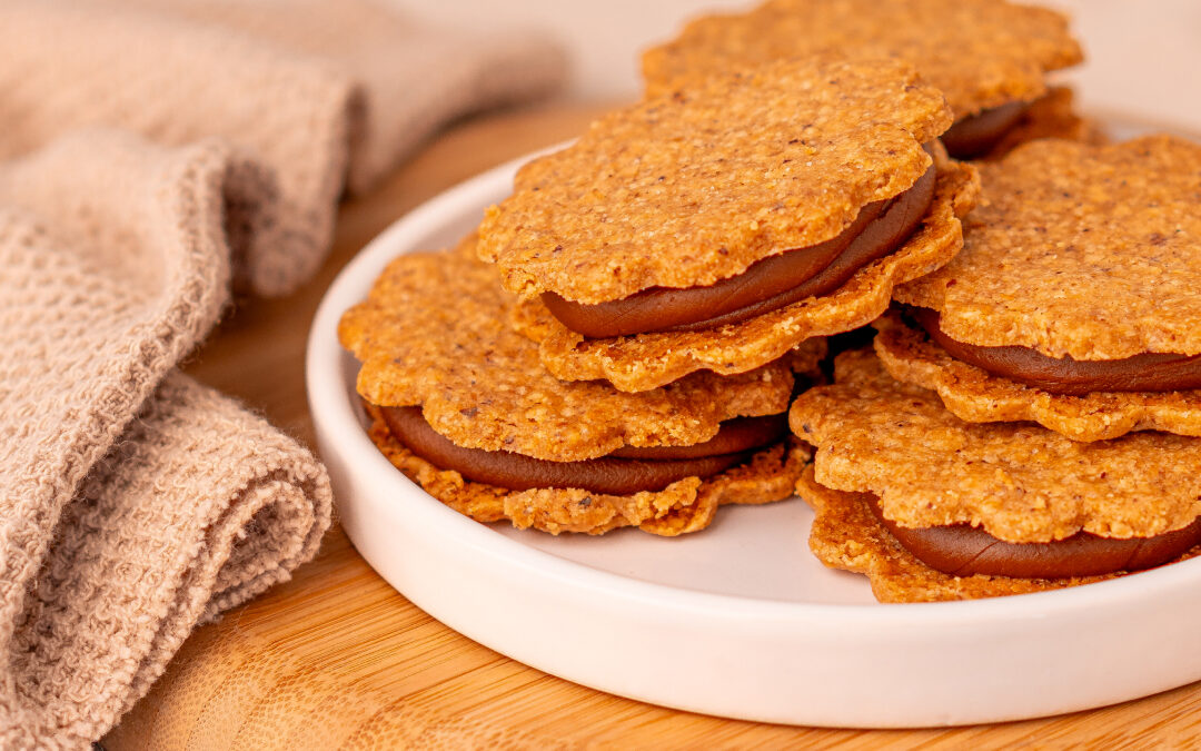 Alfajores de almendras | Con solo 5 ingredientes!
