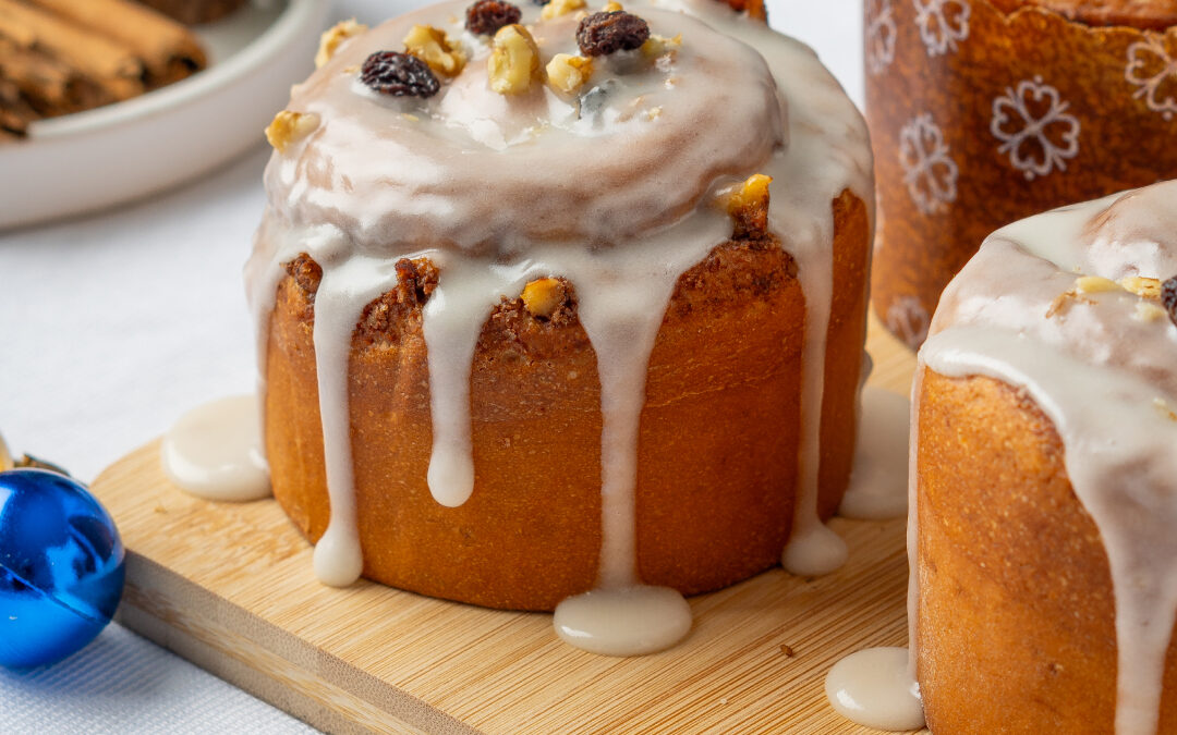 Pan Dulce Roll | Canela, Nueces y Pasas