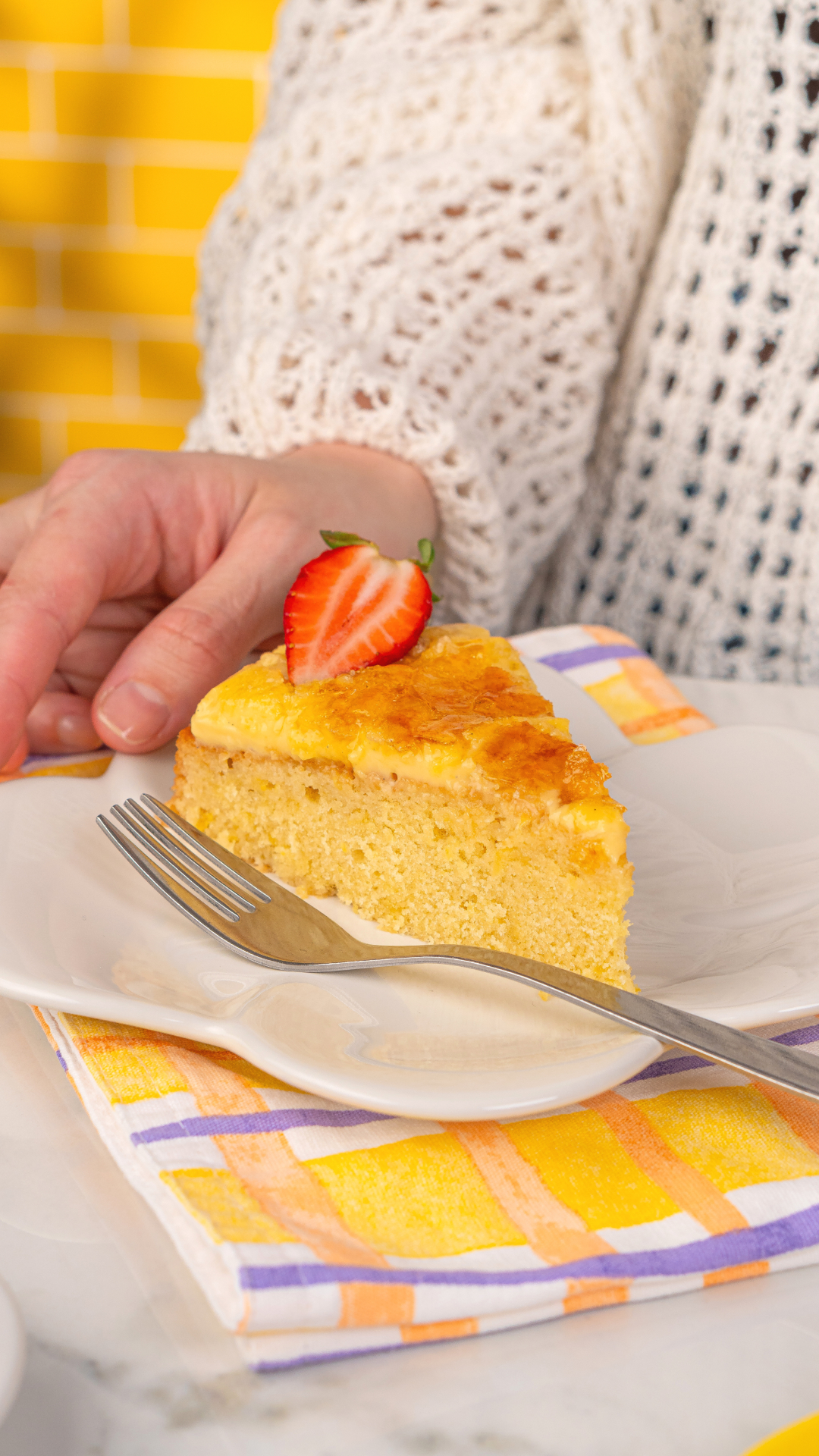 Torta Crème Brûlée | Bizcocho Embebido y Crema Pastelera