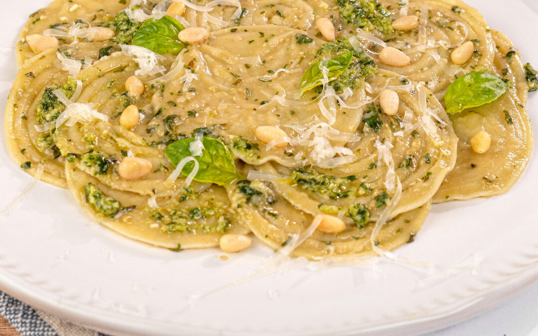 Corzetti al Pesto Genovese