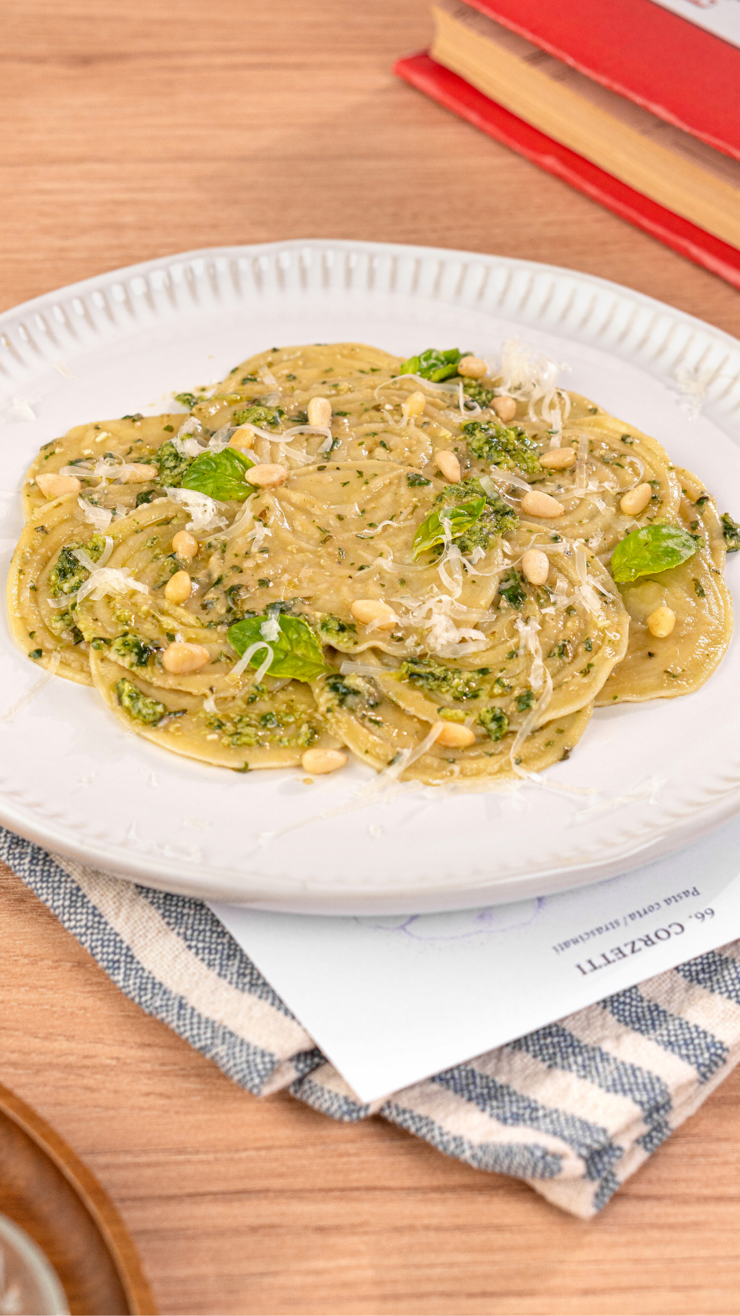 Corzetti al Pesto Genovese