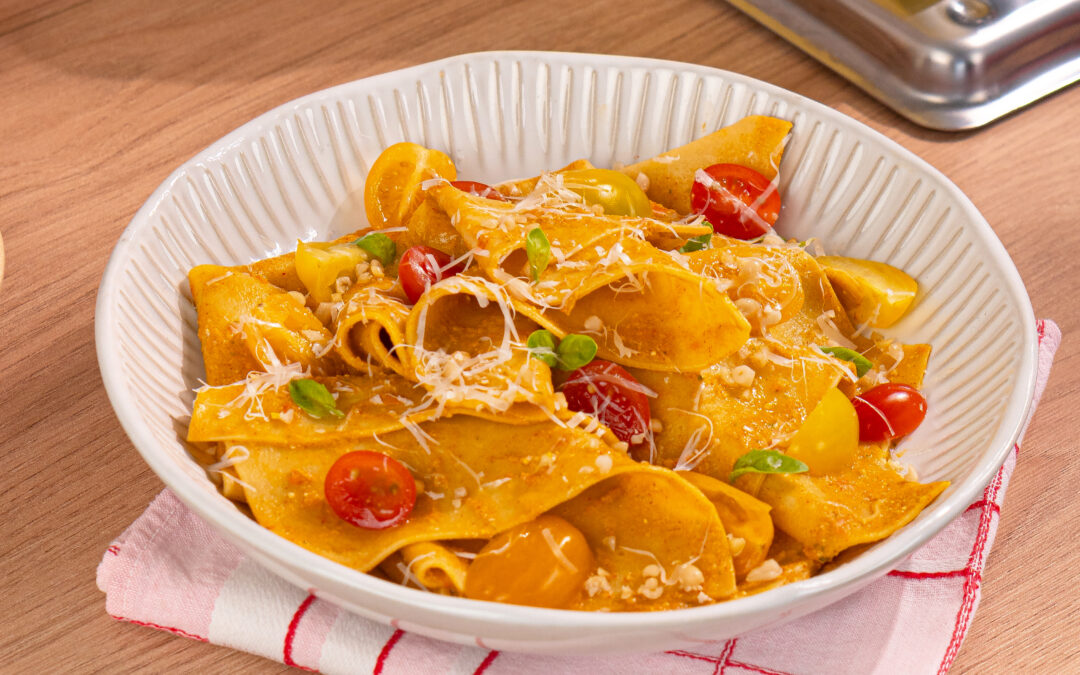 Mandilli di Seta al Pesto di Pomodori